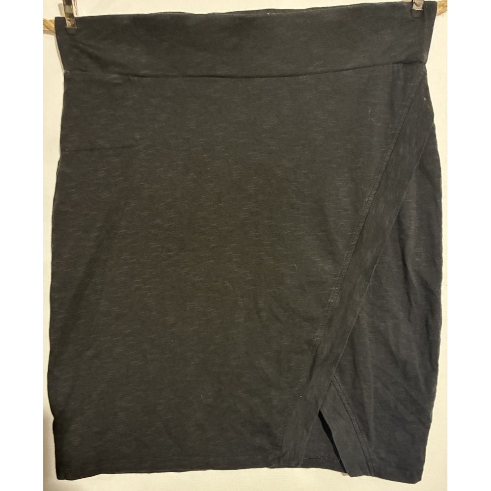 Toad & Co Black Cotton Blend Womens Skirt Size Medium Casual Preppy